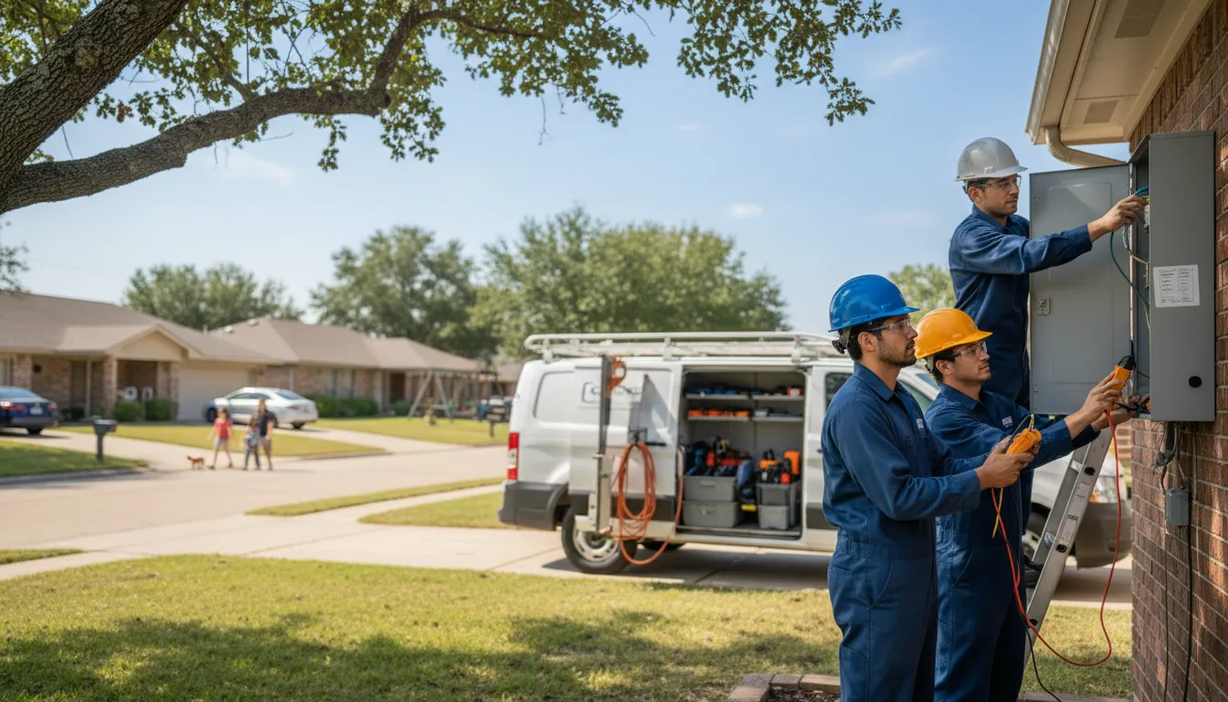 Certified electrician providing emergency electrical services in Edgerton, WI